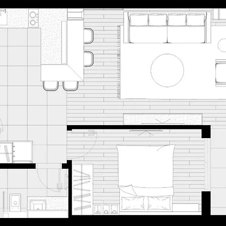 Lägenhet Boho Flat Skopje